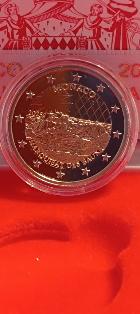 Monaco. 2 Euro 2025 "Marquisat des Baux" Proof (Ohne mindestpreis) #2.1
