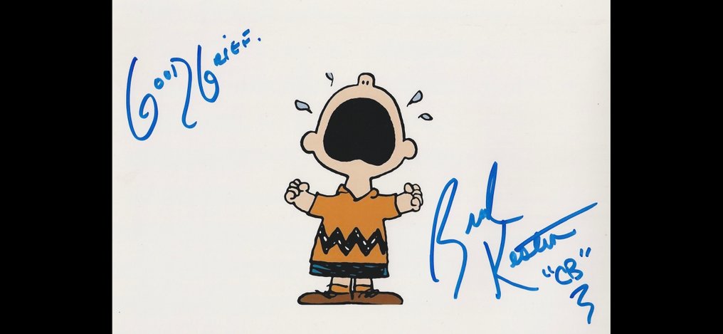 The Charlie Brown and Snoopy Show - Signed by Brad Kesten (Charlie Brown) #2.1