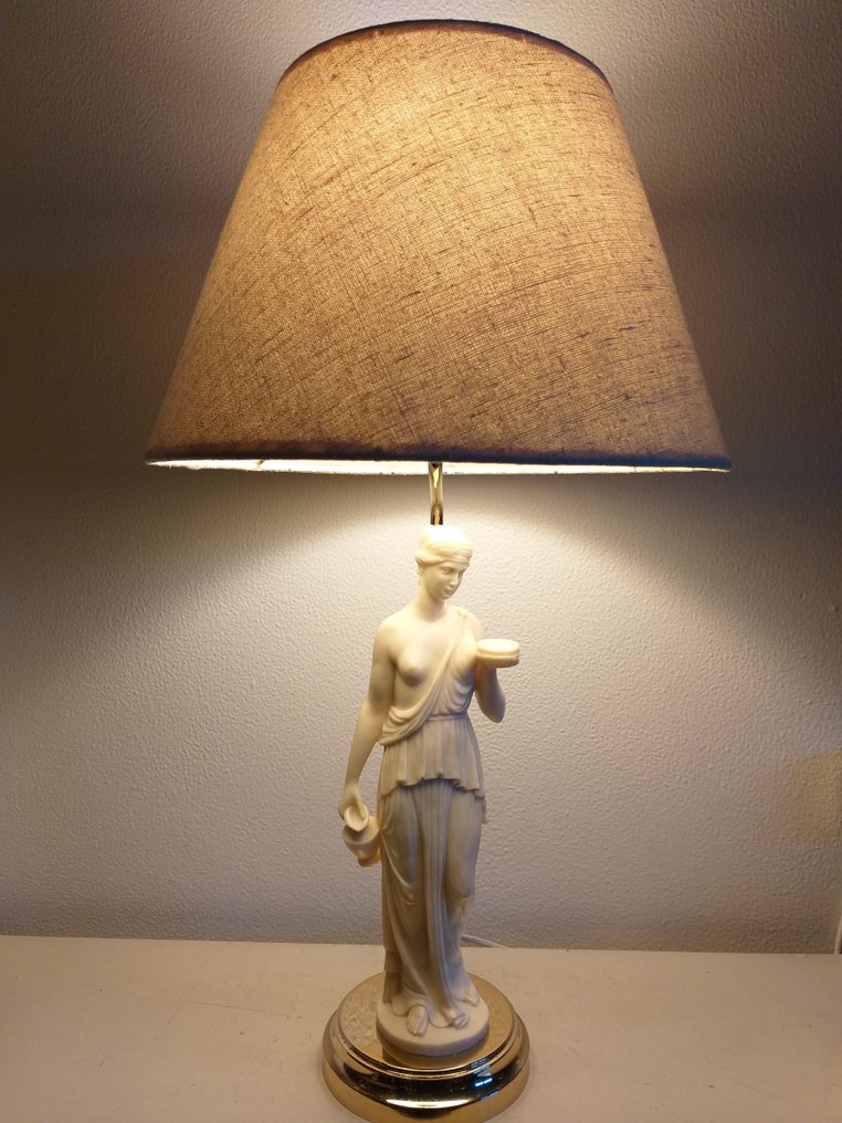 Gino Ruggeri - 檯燈 - 黃銅, 樹脂 - Anjel alado - 40 厘米 #1.0