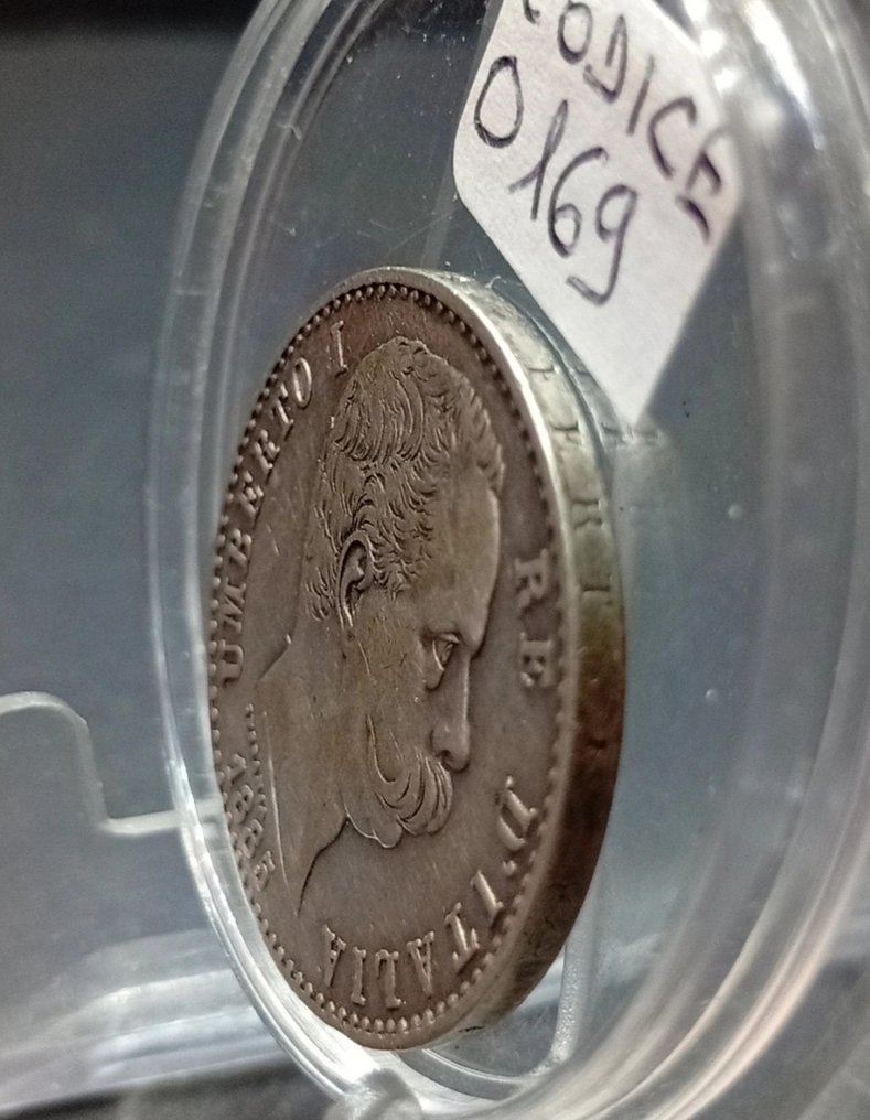Italy, Kingdom Umberto I. 2 Lire 1885 #2.1