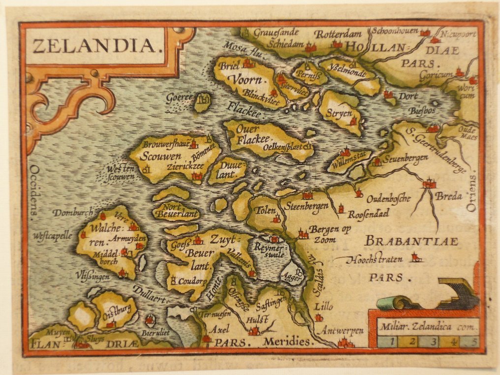 荷蘭 - 澤蘭; A. Ortelius / J.B. Vrients - Zelandia - 1601 #1.0