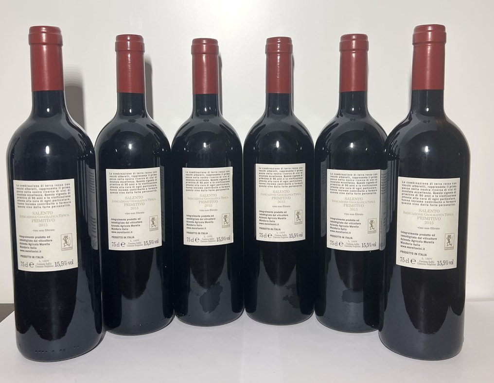 2015 Morella, Old Vines Primitivo - Salento - 6 Bottles (0.75L) #1.0
