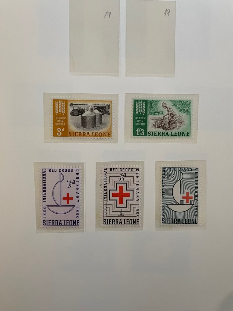 Sierra Leone 1963/1965 - Obszerna zbiór / MNH #2.1