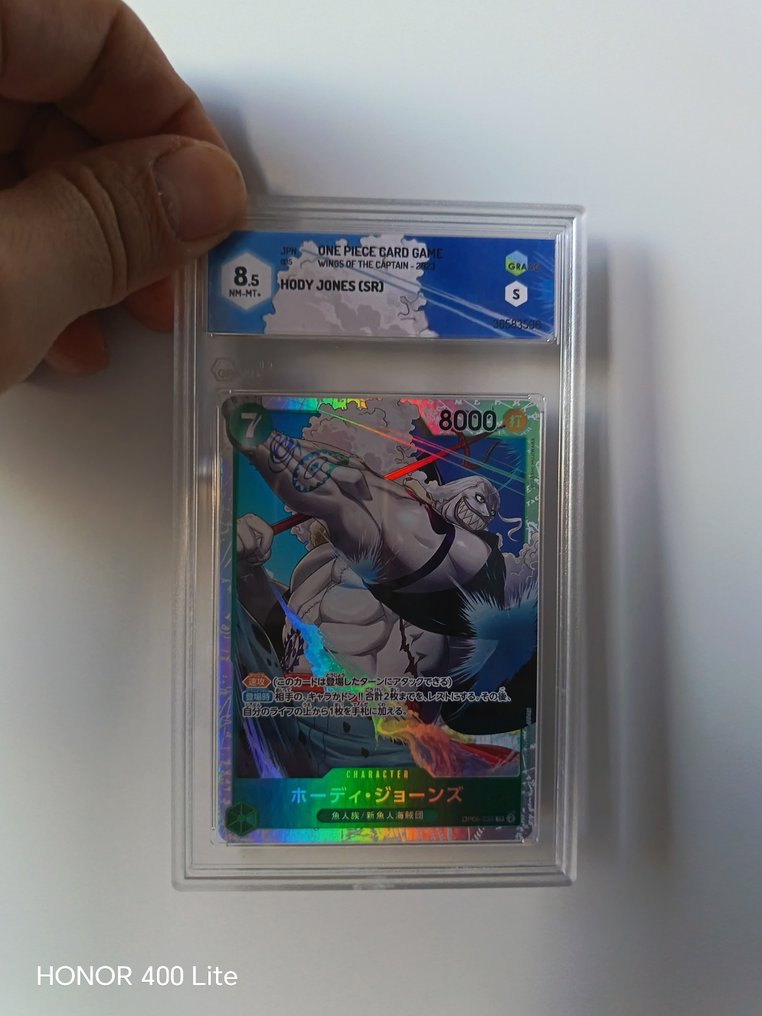 萬代 - 2 Graded card - One Piece - Nico Robin e Hody Jones 壓膜, 異畫 - Graad 10 #3.2