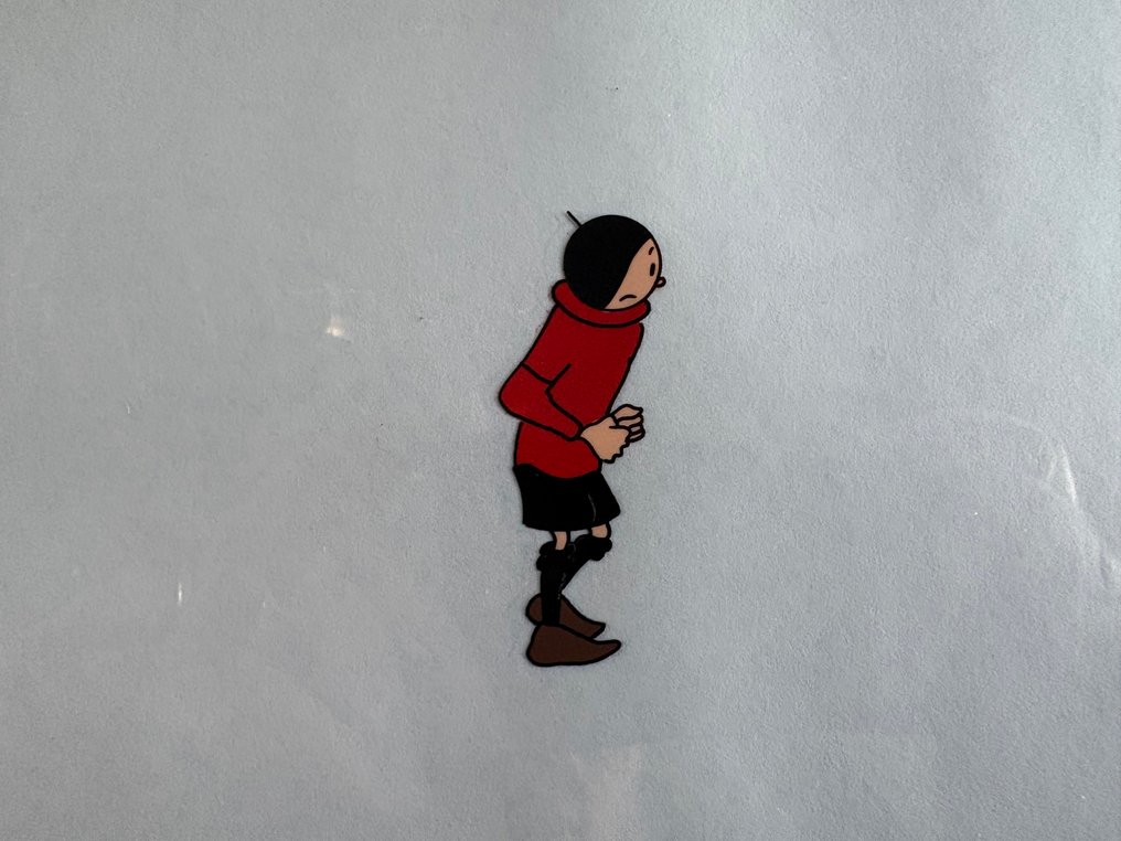 Quick et Flupke - Cellos - Gouache - 4 Alkuperäiset luonnokset #2.1