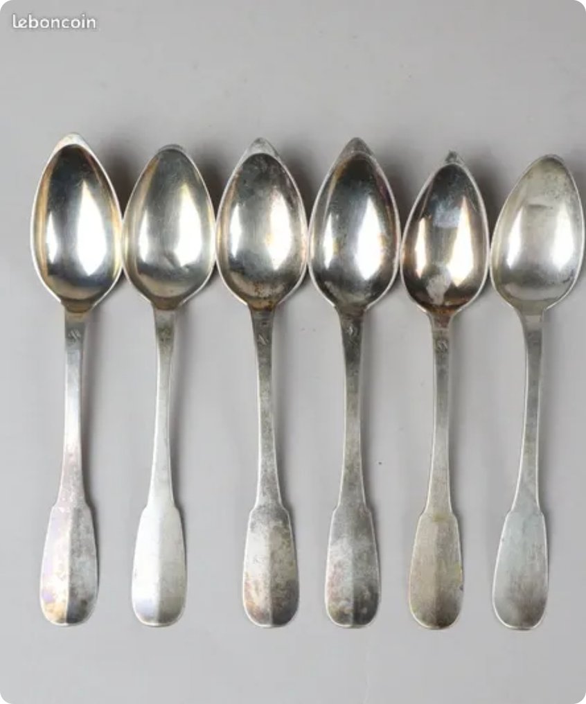 Argent Minerve 950 - 餐勺 (6) - Argent Massif 950 - 银 - 第一标题 #1.0