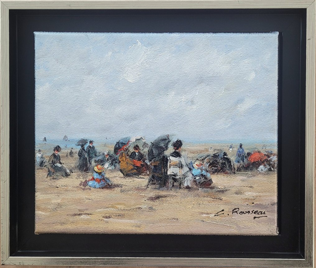 Camille Rousseau (1949) - Dimanche en Normandie ~ Marée Basse XII #1.0