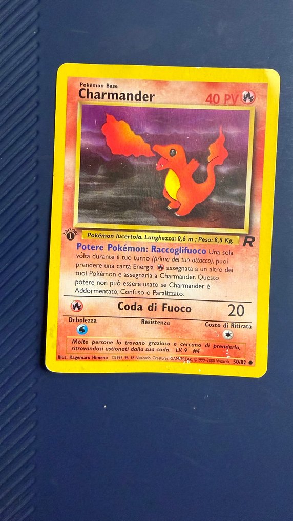 Pokémon - 1 Σφραγισμένη κάρτα - Charmander 50/82 Πρώτη έκδοση - WOTC - Team Rocket #1.0