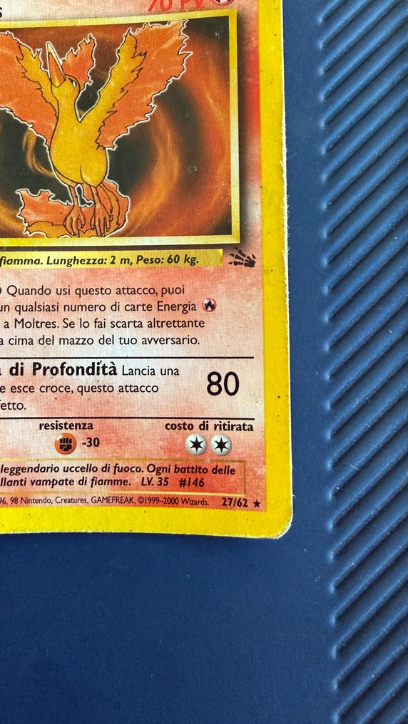 Pokémon - 1 Card - Moltres Secret Rare - WOTC #1.0