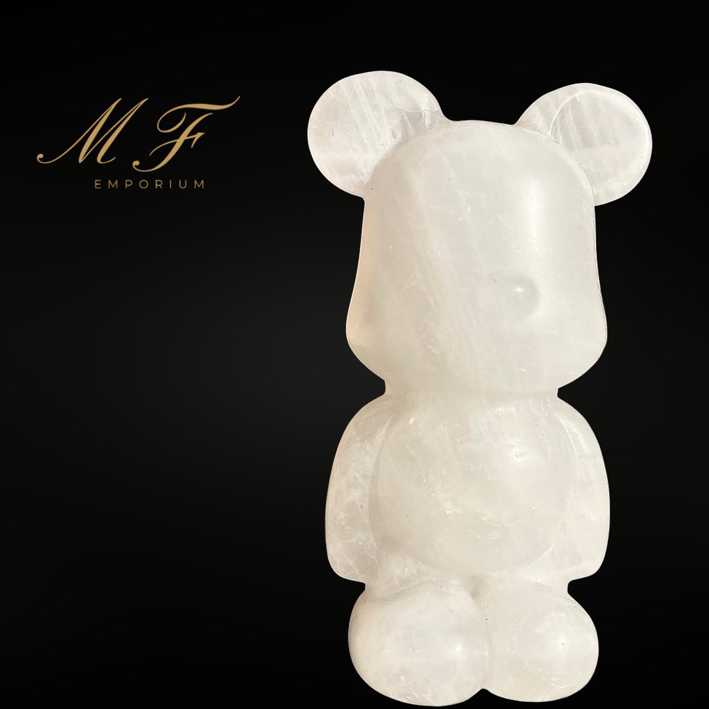 Ourson en Quartz - POP ART - groot formaat Gravure - Hoogte: 150 mm - Breedte: 85 mm- 1000 g - (1) #1.0