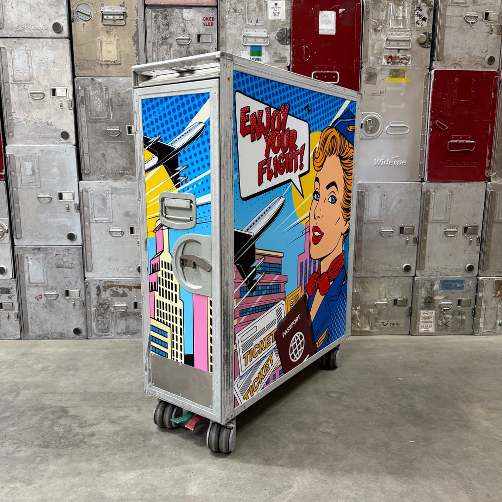 Korita - Τρόλεϊ αεροπορικών εταιρειών  - Αεροπλάνο καρότσι Pop Art - 2000-2010 - Έπιπλα Αεροπορίας #1.0