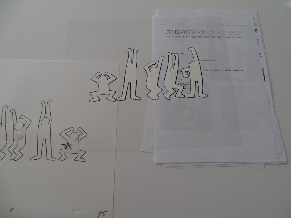 Keith Haring (1958-1990) - Outlines Dancing #2.1