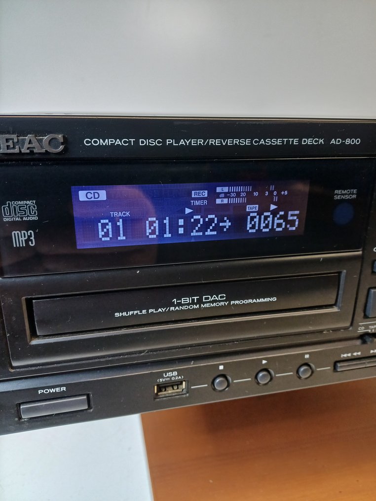 TEAC - AD-800E - Cassete Deck - CD player #3.2