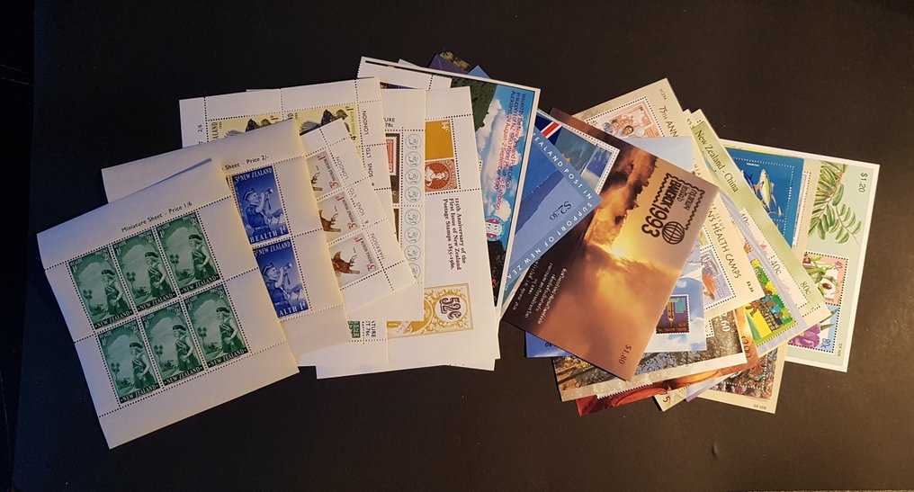 Nya Zeeland 1958/1999 - Intressanta bladblocksamling. #1.0