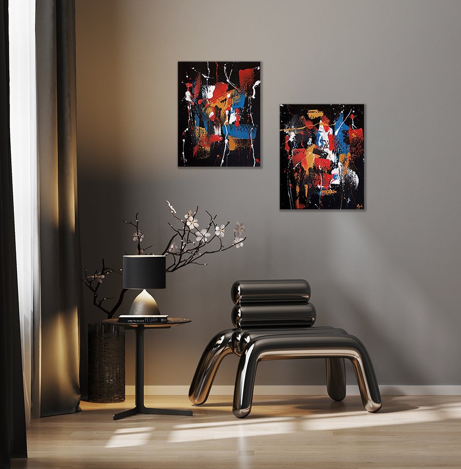 Omar Agrebi - • Il segreto. • ( Dittico - Unique work ) #1.0