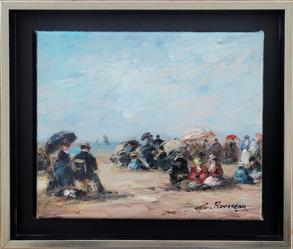 Camille Rousseau (1949) - Dimanche en Normandie ~ Marée Basse XII #1.0