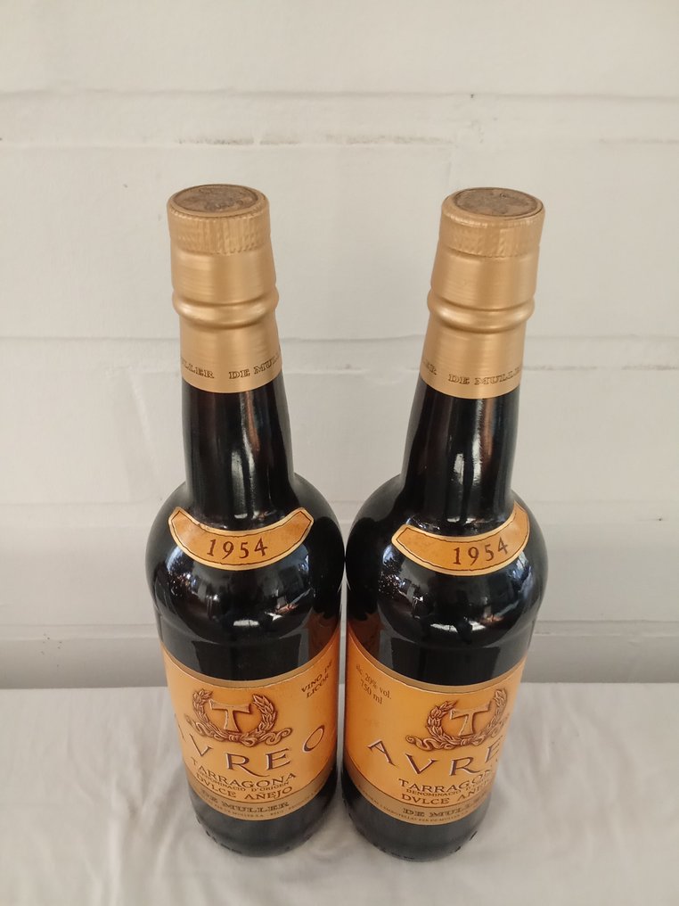 1954 De Muller - Aureo - Ταρραγόνα Dulce Anejo - 2 Bottles (0.75L) #2.1