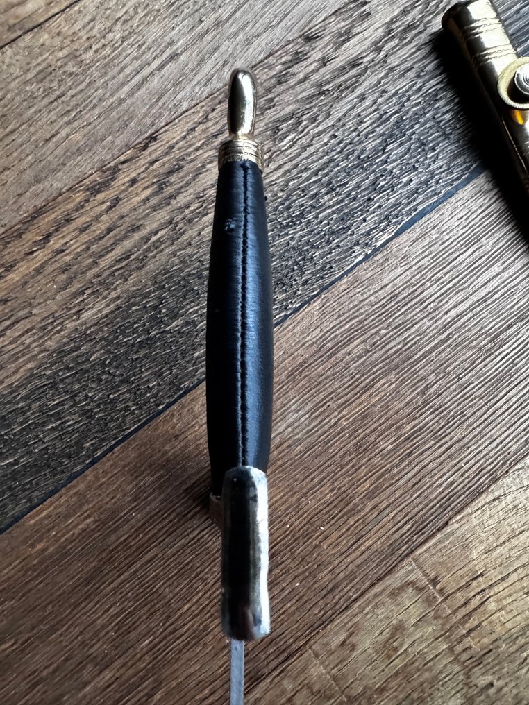 英国 - 镀金，约1890年，仪式用将军全尺寸剑/皮革剑鞘/皮革柄 - 军事装备 - 1890 #3.2