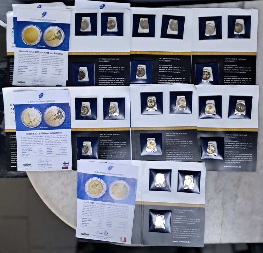 Europe. 2 Euro Various Years (39 monnaies) (Sans prix de réserve) #2.1