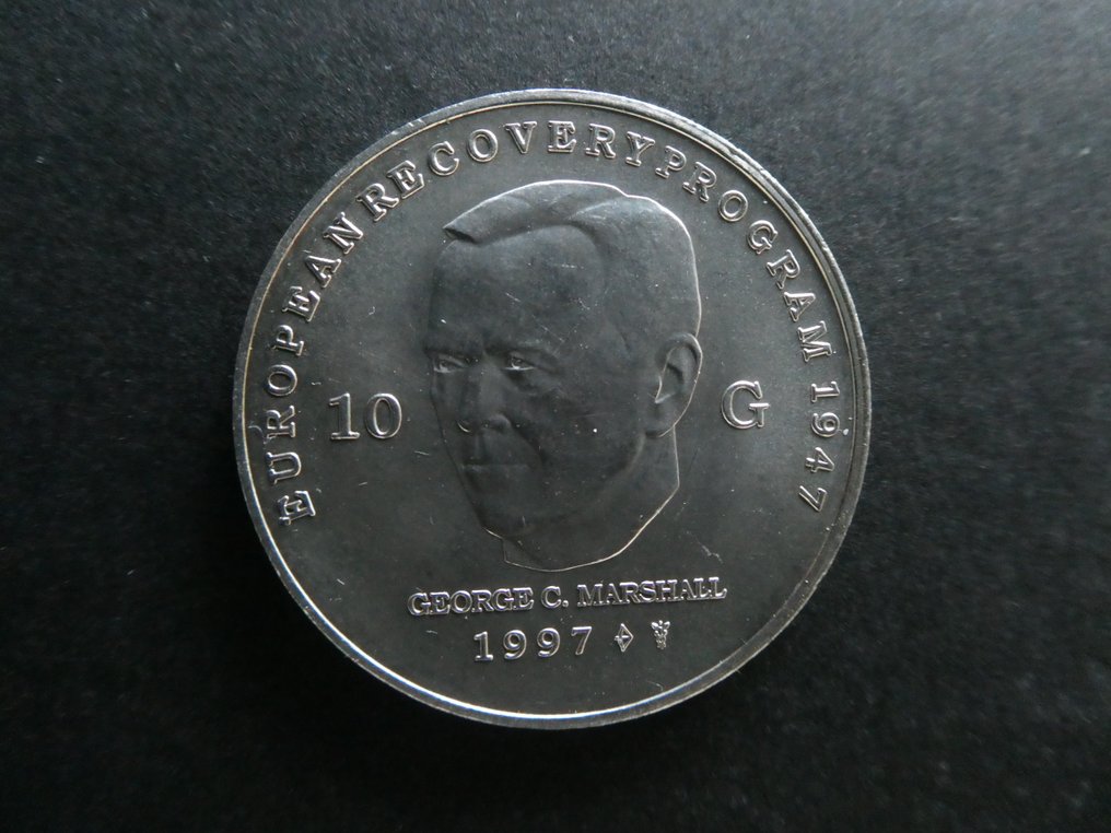 荷蘭. 10 Gulden Beatrix 1994/1999 Complete serie (5 st)  (沒有保留價) #3.2