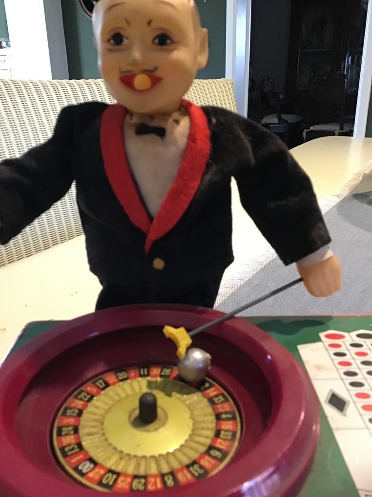 Plaything - Tin toy - Roulette Man - 1950-1960 - Japan #1.0