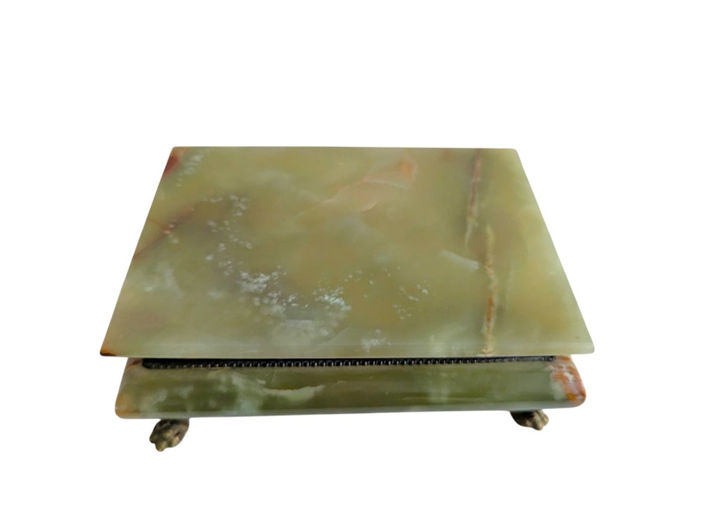 Smyckeskrin - Onyx - Italien - 1950-talet - Stor #3.2