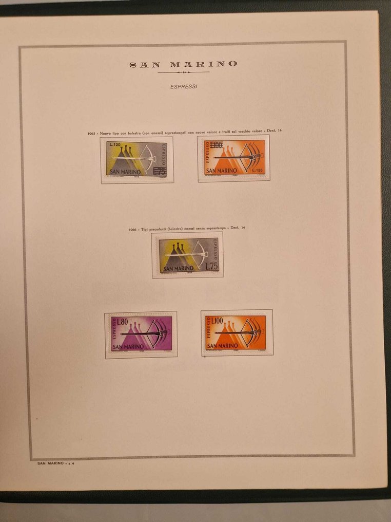 San Marino 1965/1993 - San Marinon postimerkit #4.3