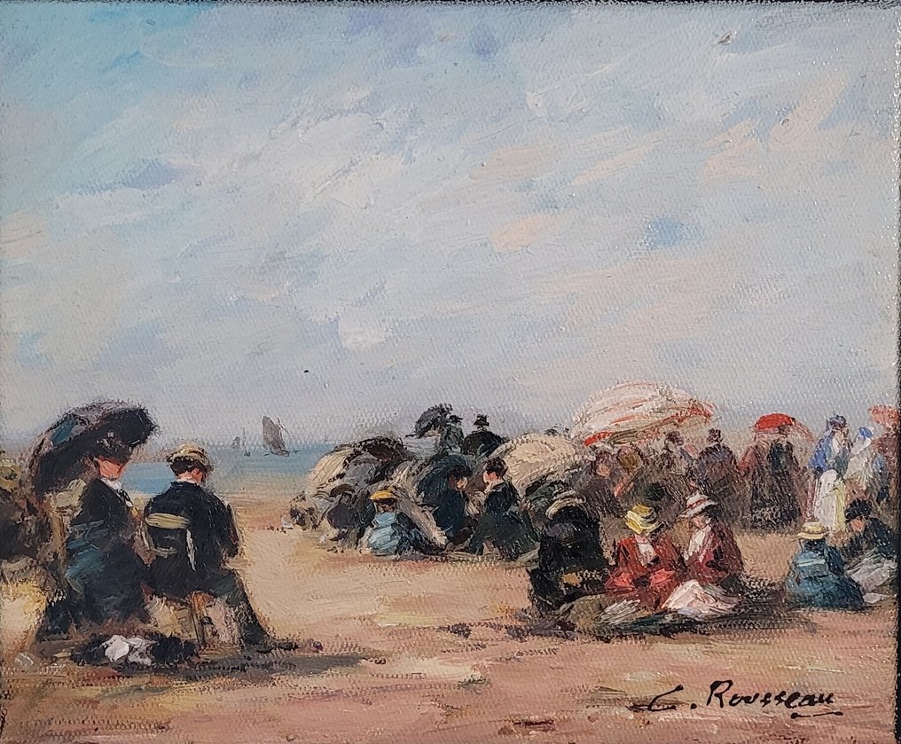 Camille Rousseau (1949) - Dimanche en Normandie ~ Marée Basse XII #1.0