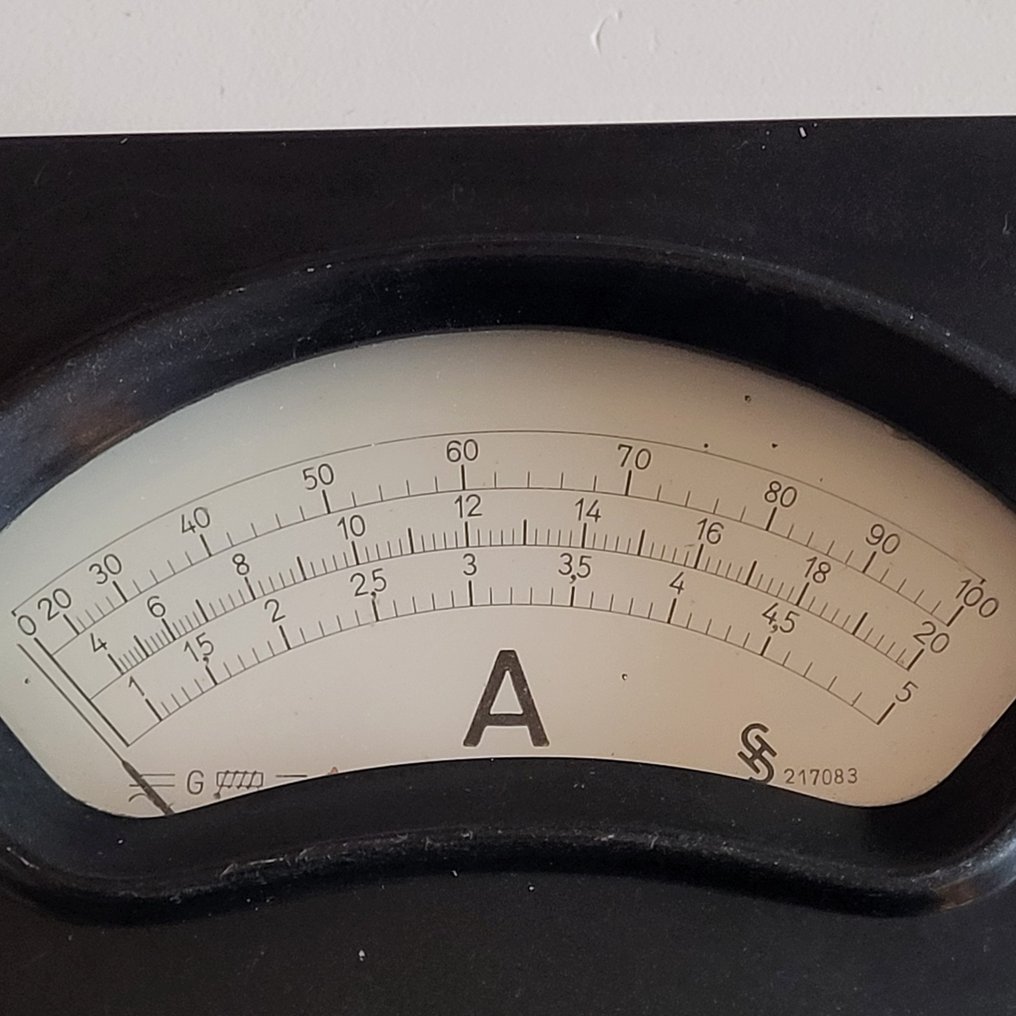 Equipo industrial - Alemania - Amperímetro 0 a 100 A #3.2