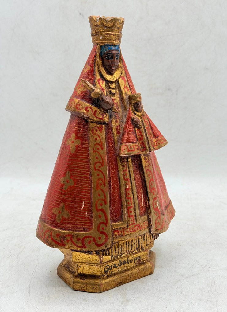 Φιγούρα - Virgen de Guadalupe - Πολύχρωμο ξύλο #3.2