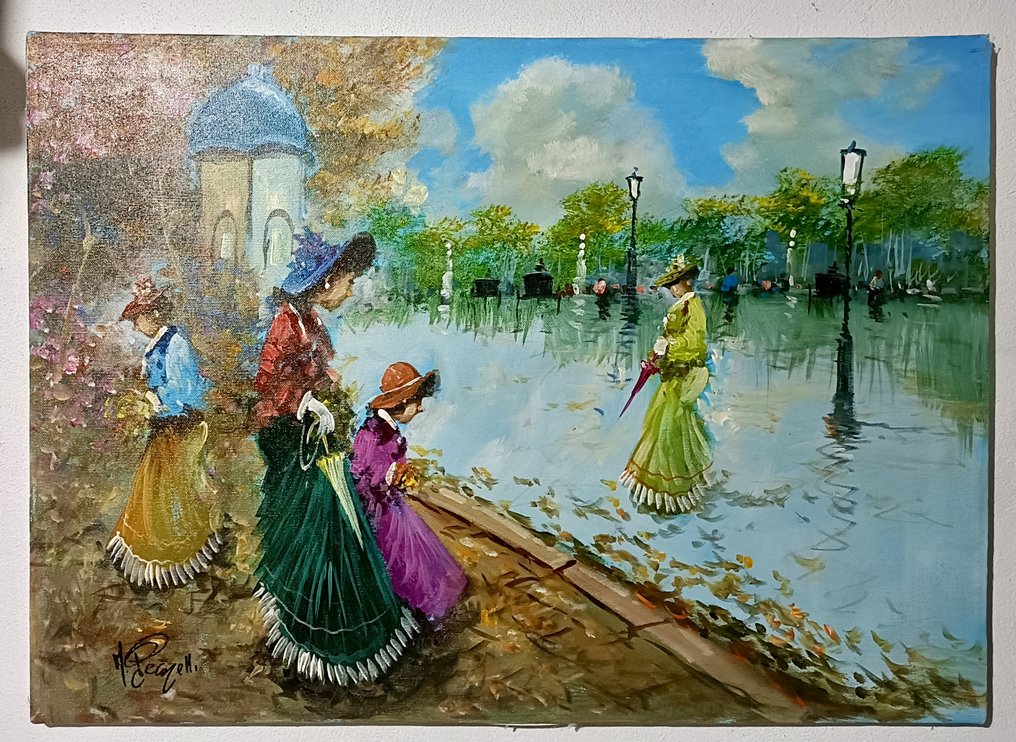 Antonio Pecorelli (XX) - Passeggiata d'autunno a Parigi #3.2