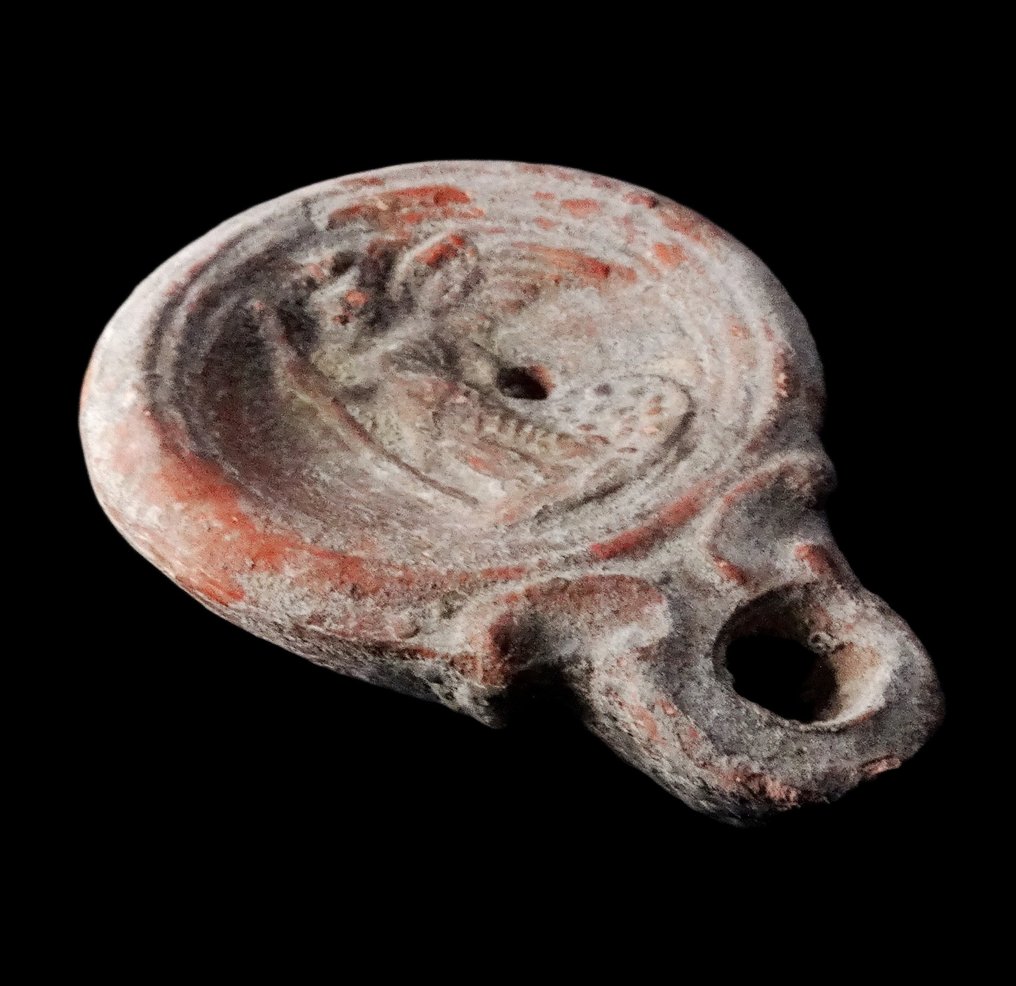 Ancient Roman Decorative oil lamp - Winged Victory - 1st century BC #2.1