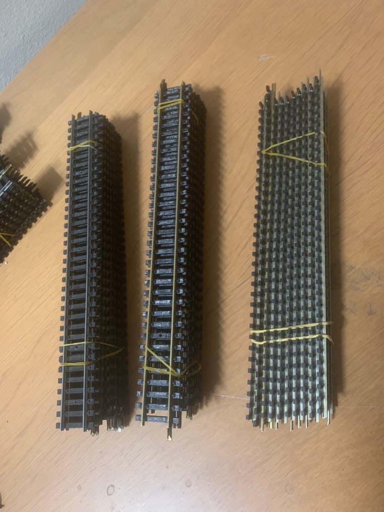 Jouef H0 - Τρένο μοντελισμού (3) - Τρία βαγόνια με εκτύπωση TEN και διάφορες ράγες. - SNCF, TEN, DB #3.2