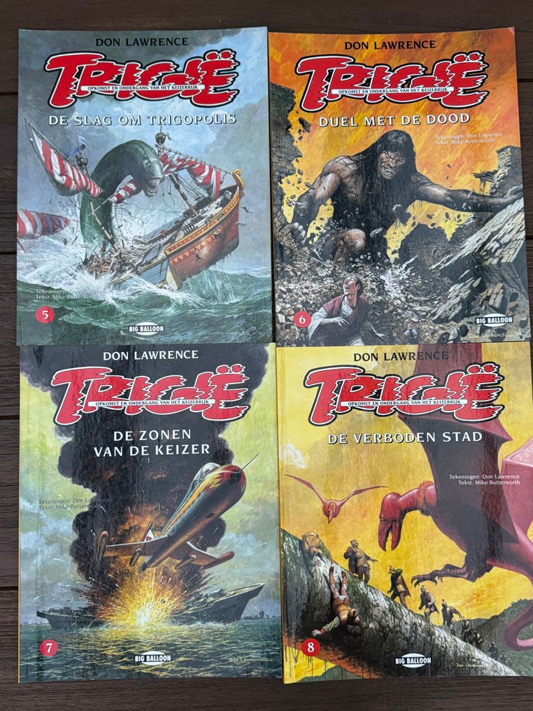 Trigië 1 t/m 19 - Complete reeks SC - 19 Album - Eerste druk/herdruk - 1992/1998 #3.2