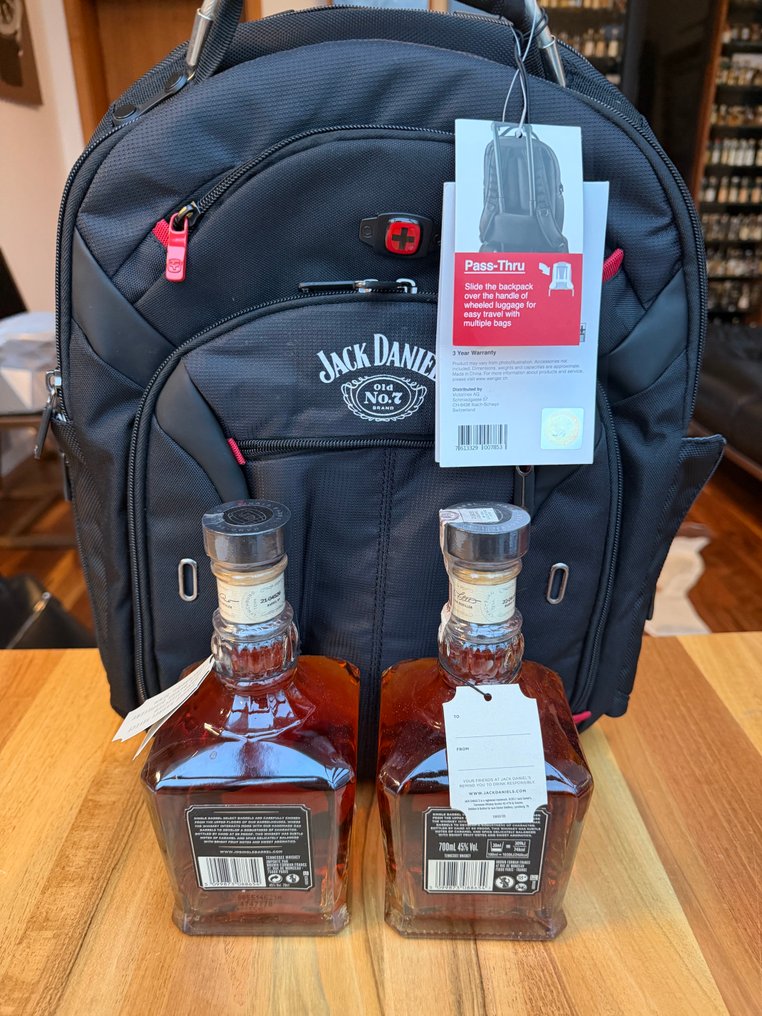 Jack Daniel's Single Barrel Select w/ backpack - 70cl - 2 buteleki #1.0
