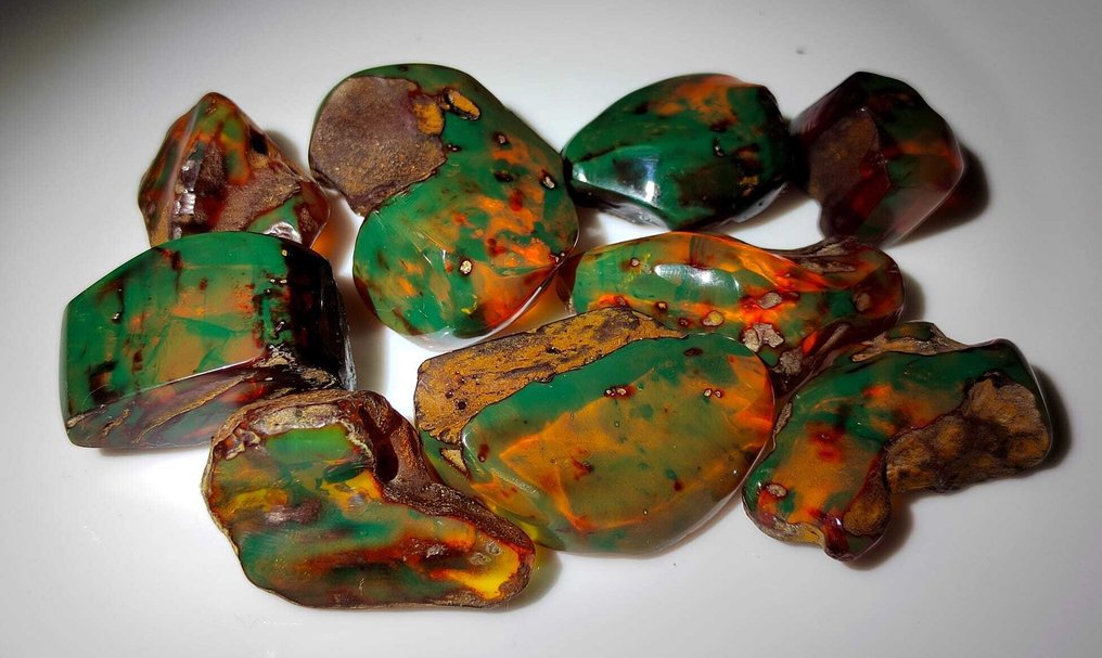 Amber Verde Dominican!! Calitate înaltă - 375 cts - Chihlimbar #1.0