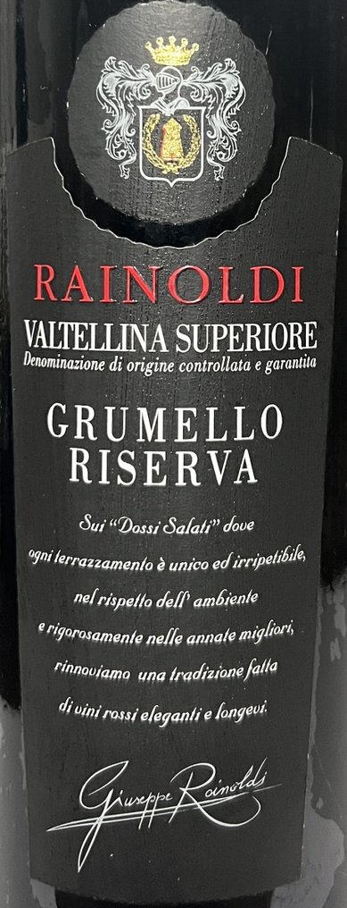 2010 Rainoldi, Grumello Riserva - Valtellina Superiore DOCG - 6 Bottles (0.75L) #4.3