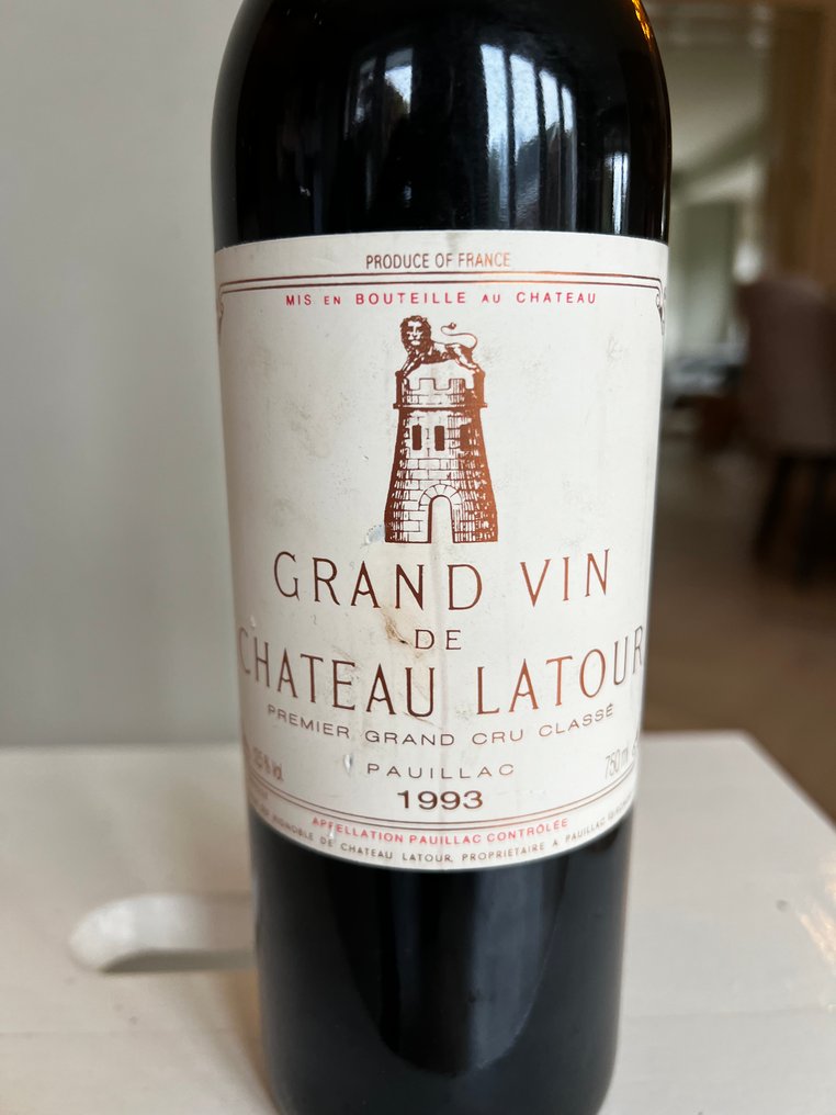 1993 Chateau Latour - Pauillac 1er Grand Cru Classé - 1 Botella (0,75 L) #1.0