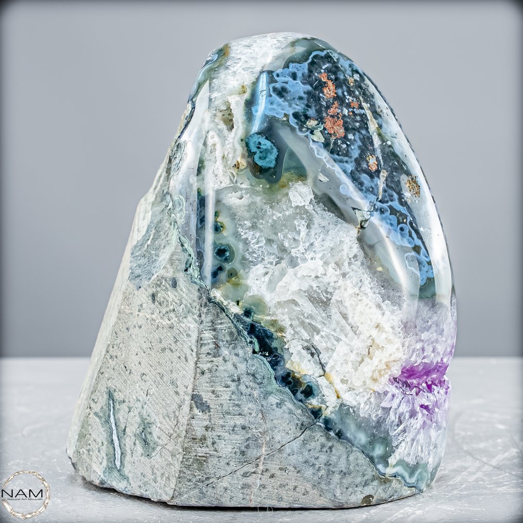 令人惊叹的紫水晶簇 紫色水晶华彩- 988.48 g #4.3