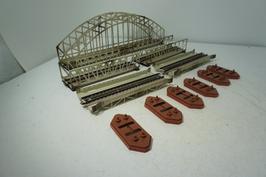 Märklin H0 - 467 P6/468 D/466G/467/2 GR - Machetă piese pod de tren (11) - 11x Brugdelen #1.0