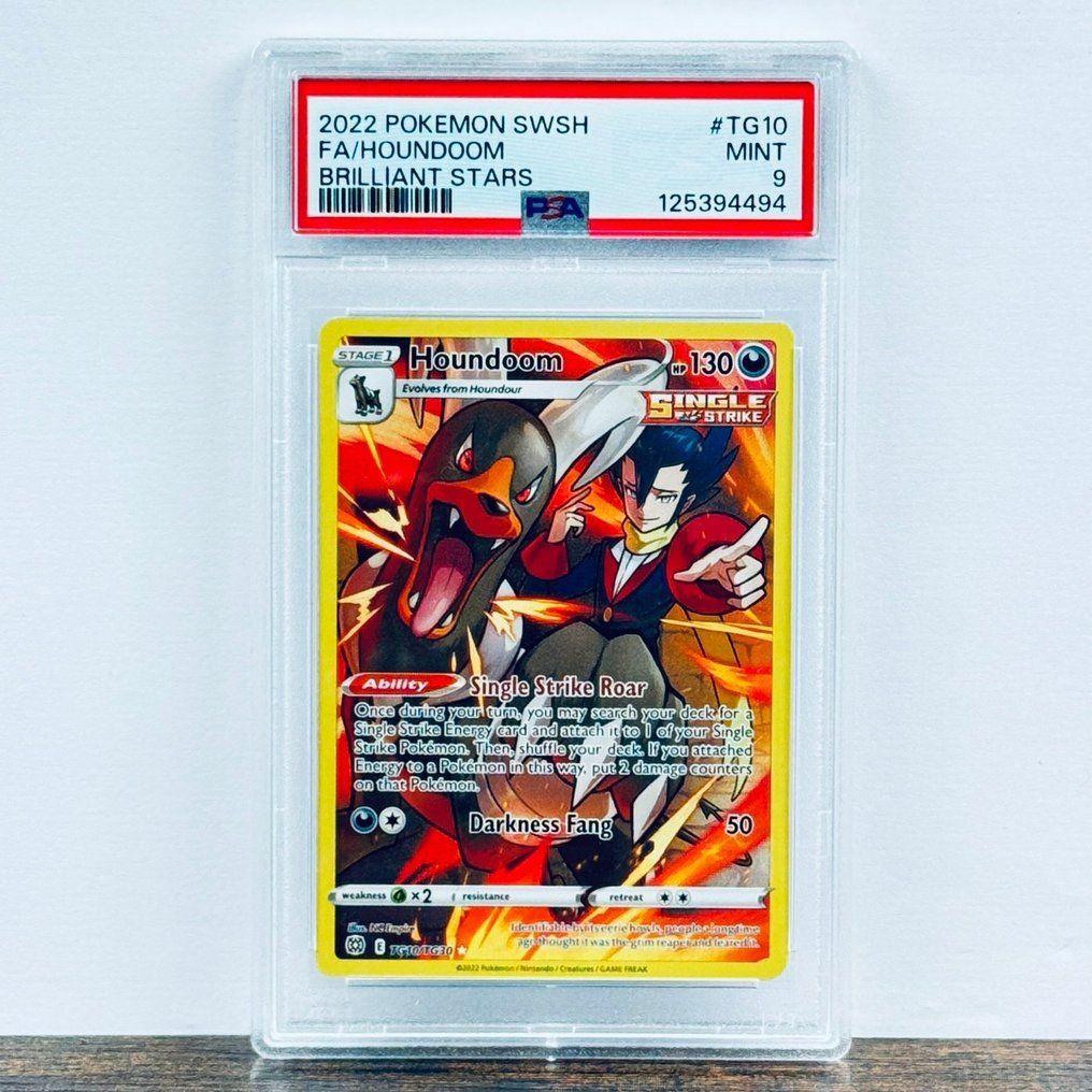 Pokémon Graded card - Houndoom TG10 - Pokémon - PSA 9 #1.0