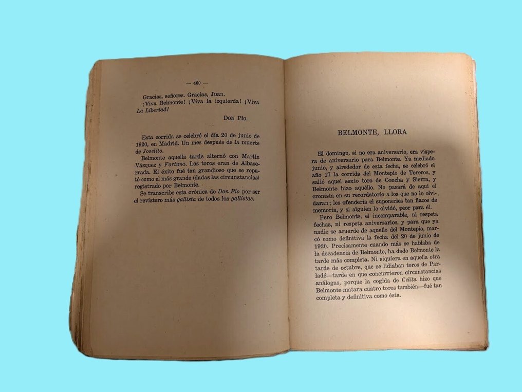 Antonio de la Villa. - Belmonte, El nuevo arte de torear. - 1928 #3.2