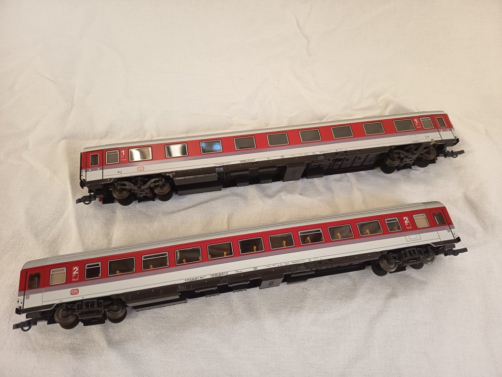 Roco H0轨 - 44790/44785 - 模型火车客运车厢 (2) - 2辆客运列车车厢，一等和二等 - DB #4.3