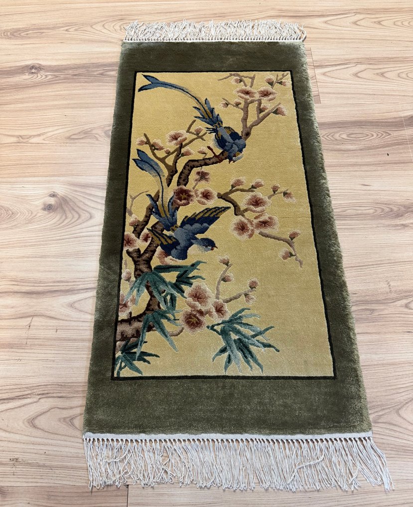 China - Teppich - 1 m - 0.46 m - Asia silk exklusiv pur! #1.0