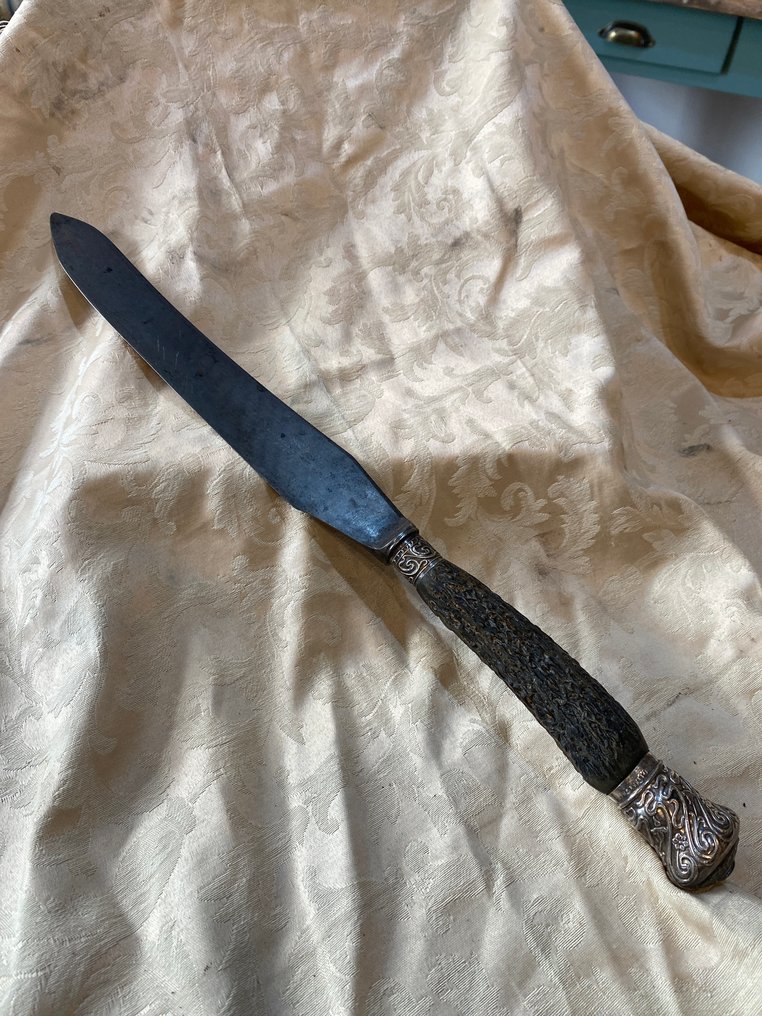 Southern & Richardson Sheffield - 餐刀套装 - 镀银, 角, 钢 - 烤肉套餐 #2.1