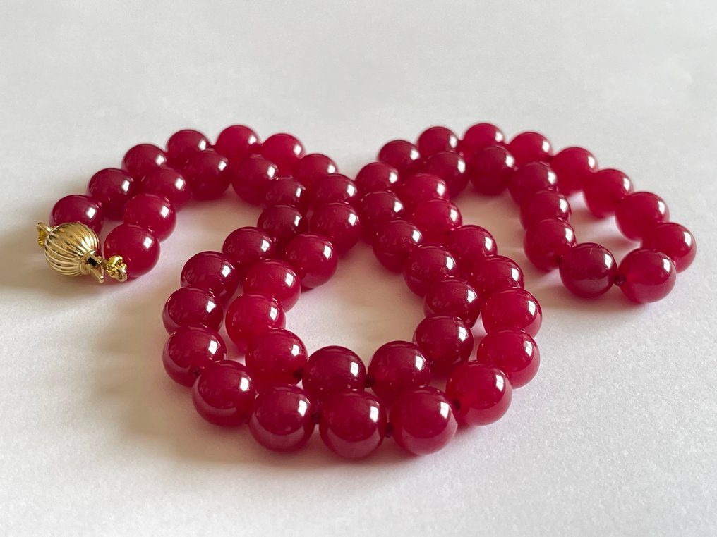 18 克拉(750)黄金 - 317.80 克拉红宝石 - 项链 #2.1