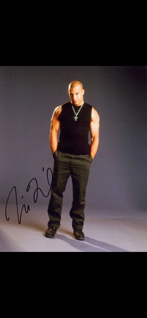Fast and the Furious - Signed by Vin Diesel (Dominic Toretto) #2.1