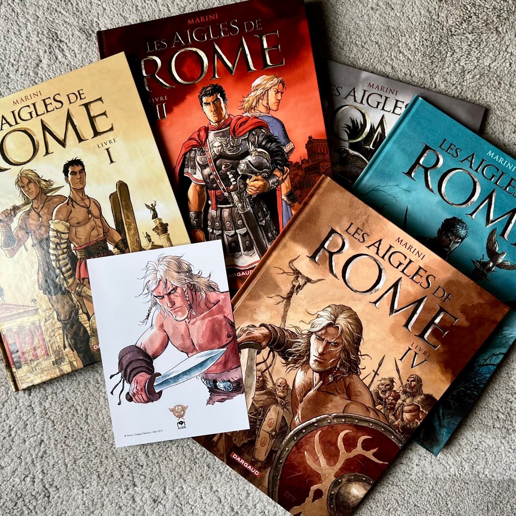 Les Aigles de Rome T1 à T5 + ex-libris - 5x C - 5 Album - EO - 2007/2016 #1.0