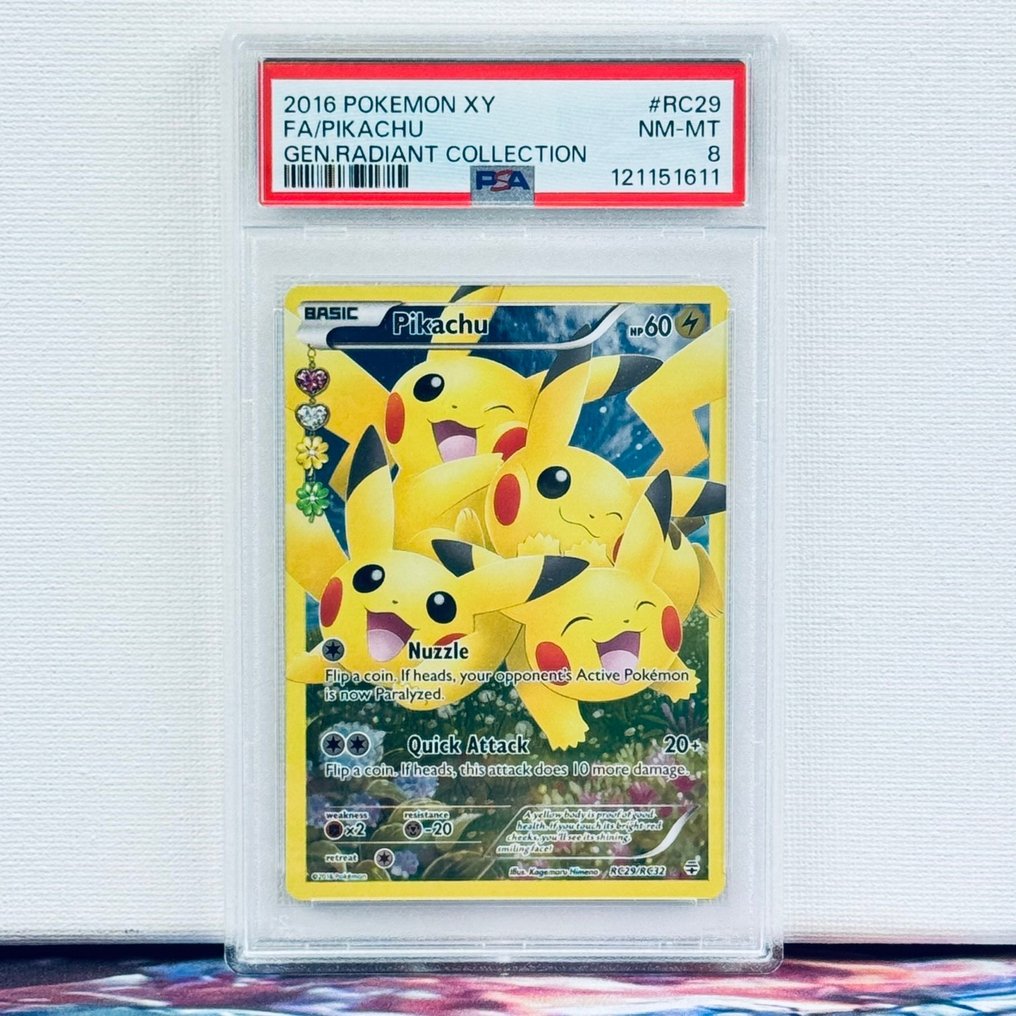 Pokémon Graded card - Pikachu RC29 - Pokémon - PSA 8 #1.0