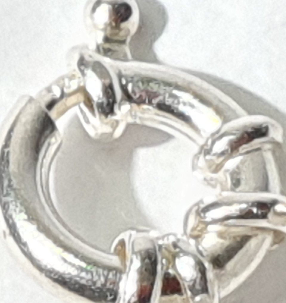 Cristal de Roca Quartz - Symbole de la Gloire de Dieu - Fermoir en argent 925 - 2 bracelets et - Collier #2.1